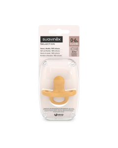 Suzeta fiziologica SX Pro Colour Essence, 0-6 luni, Galben Mustar, 1 bucata, Suavinex