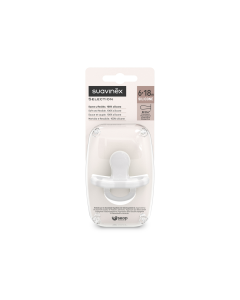 Suzeta fiziologica SX Pro Colour Essence, 6-18 luni, Alb, 1 bucata, Suavinex