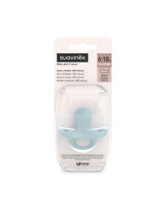 Suzeta fiziologica SX Pro Colour Essence, 6-18 luni, Albastru, 1 bucata, Suavinex