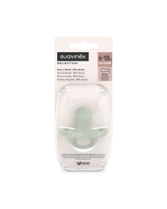 Suzeta fiziologica SX Pro Colour Essence, 6-18 luni, Verde, 1 bucata, Suavinex