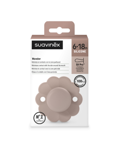 Suzeta fiziologica din silicon SX Pro Wonder, 0 - 6 luni, Roz, 1 buc, Suavinex