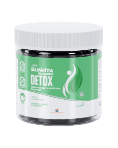 Jeleuri pentru detoxifiere Sunvita Gummies Detox, 60 jeleuri, Sun Wave Pharma
