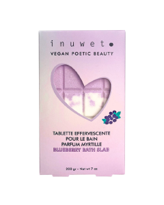 Tableta efervescenta pentru baie, cu parfum de coacaze, 200g, Inuwet