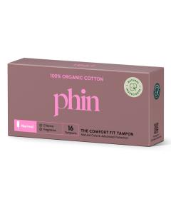 Tampoane din bumbac organic, 16 bucati, Phin