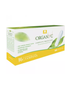 Tampoane din bumbac organic Regular, 16 bucati, Organyc