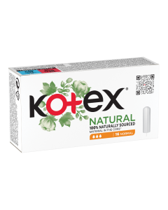 Tampoane interne Natural Normal, 16 bucati, Kotex