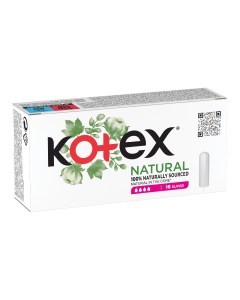 Tampoane interne Natural Super, 16 bucati, Kotex
