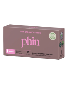 Tampoane din bumbac organic, 16 bucati, Phin