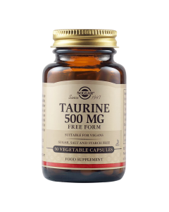 Taurina 500 mg, 50 capsule, Solgar