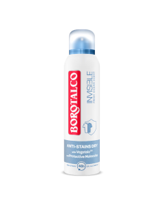 Deodorant Spray antiperspirant Invisible Blue, 150 ml, Borotalco