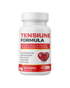 Tensiune formula cu coenzima Q10, 60 capsule vegetale, Nutrific
