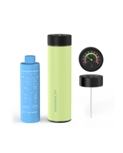 Termos portabil pentru insulina, capacitate 2-3 stilouri, Kekhealth Odyssey Smart Citron, Citron