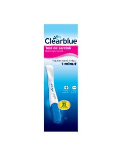 Clearblue Test de Sarcina cu Detectare Rapida 1 Bucata