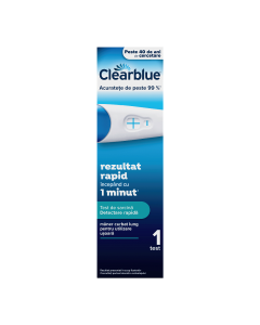 Test de sarcina detectare rapida, 1 bucata, Clearblue