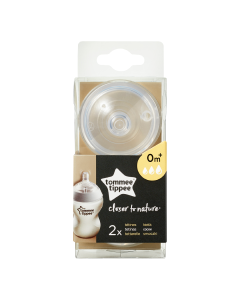 Tetina din silicon flux variabil, 0 luni+, 2 bucati, Tommee Tippee