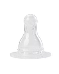 BabyN17302 Tetina silicon rotunda lapte, 2/bl