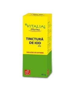 Tinctura de iod, 2%, 40g, Vitalia