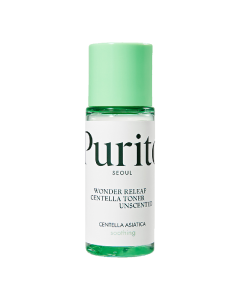 Toner de fata Wonder Releaf Centella Unscented Mini, 30 ml, Purito