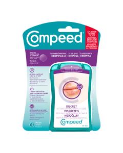 Plasturi tratament pentru herpes, 15 plasturi, Compeed