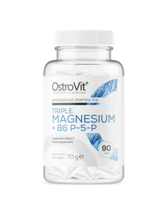 Triple Magnesium si B6 P-5-P, 90 capsule, OstroVit