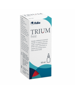 Trium Free, solutie oftalmica, 10ml, Fidia Farmaceutici