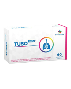 Tuso Bleu, 60 comprimate filmate, Bleu Pharma