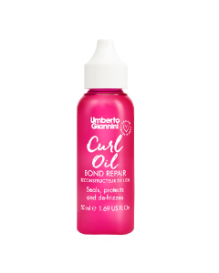 Ulei anti-frizz pentru repararea parului cret Curl Oil Bond Repair, 50 ml, Umberto Giannini
