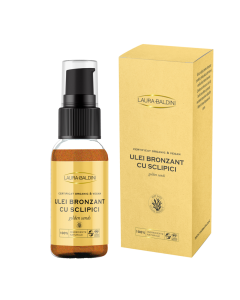 Ulei bronzant cu sclipici Golden Sands 50ml, Laura Baldini