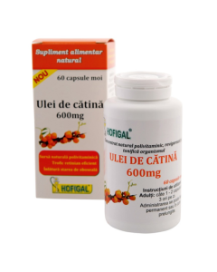 Ulei de Catina 600 mg, 60 capsule, Hofigal