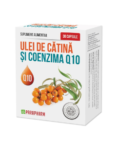Ulei de catina si coenzima Q10, 30 capsule, Parapharm