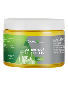 Ulei de Cocos uz alimentar, 500 ml, Adams