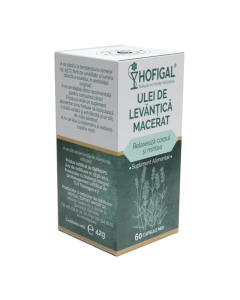 Ulei de Levantica macerat, 60 capsule moi, Hofigal