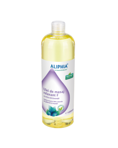 Ulei de masaj relaxant F cu miros de lavanda, 1000ml, Aliphia