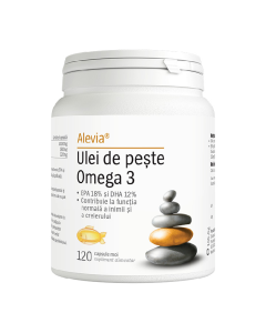 Ulei de peste Omega 3, 120 capsule, Alevia