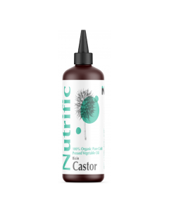 Ulei de ricin organic presat la rece, 100ml, Nutrific