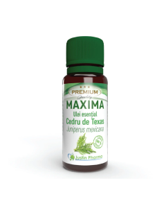 Ulei esential Cedru Texas Maxima, uz extern, 10 ml, Justin Pharma