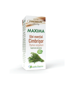 Ulei esential Cimbrisor Maxima, uz intern, 10 ml, Justin Pharma