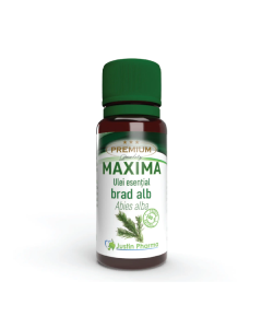 Ulei esential de Brad alb Maxima, uz extern, 10 ml, Justin Pharma
