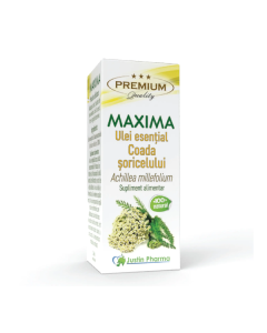 Ulei esential de Coada soricelului Maxima, uz intern, 10 ml, Justin Pharma