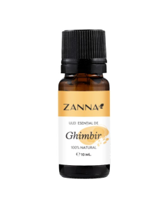 Ulei esential de ghimbir, 10 ml, Zanna