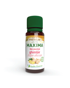 Ulei esential Ghimbir Maxima, uz extern, 10 ml, Justin Pharma