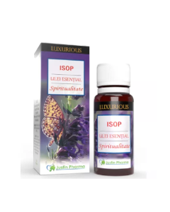 Ulei esential de Isop Luxurious, 10 ml, Justin Pharma