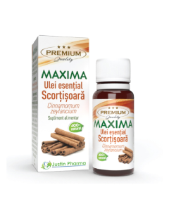 Ulei esential de scortisoara Maxima, 10 ml, Justin Pharma