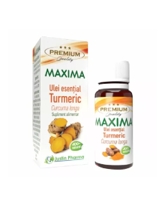 Ulei esential de Turmeric, uz intern, 10 ml, Justin Pharma