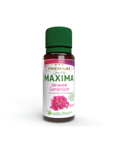 Ulei esential Geranium Maxima, uz extern, 10 ml, Justin Pharma