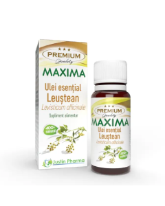 Ulei esential Leustean Maxima, uz intern, 10 ml, Justin Pharma