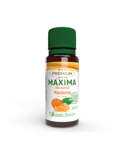 Ulei esential Mandarine Maxima, uz extern, 10 ml, Justin Pharma