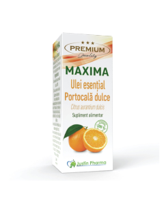Ulei esential de portocala, 10 ml, Justin Pharma