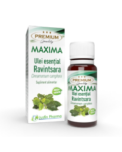 Ulei esential de ravintsara Maxima, 10 ml, Justin Pharma