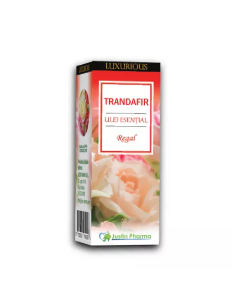 Ulei esential trandafir de Damasc Luxurious, 10 ml, Justin Pharma